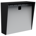 Pedestal Pro XBUT-HD002C 13.5x13 Steel Hood (Shielded) - ButterflyMX 12" Surface Video Intercom