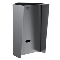 Pedestal Pro XBUT-HG003S 8x14 Stainless Wedge Housing - ButterflyMX 8" Surface Video Intercom