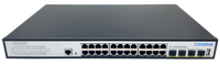 Silarius SIL-B24M3POE1G400 24-Port Gigabit Layer 3 Managed PoE+ Switch 400W 10G SFP+ Rack Mount Surveillance