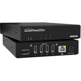 Matrox Q2G-DP4K QuadHead2Go Multi-Monitor Controller Appliance - front view | Silarius
