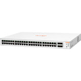 Aruba Instant On 1830 48-Port Gigabit Managed Network Switch with SFP - side view | Silarius