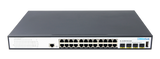 Silarius SIL-B24M3POE1G400 24-Port Gigabit Layer 3 Managed PoE+ Switch 4x10G SFP+ 400W Rack Mount - detail view | Silarius