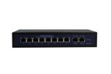 Silarius SIL-SW8POE 10-Port PoE Network Switch 120W 8 Fast Ethernet Ports for IP Security Cameras