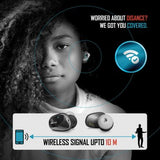 Genius Wireless Earbuds True Wireless Stereo Bluetooth with Power Bank Charging Base - detail view | Silarius