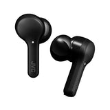 JVC HA-A8TB In-Ear True Wireless Bluetooth Earbuds with Charging Case (Black) - front view | Silarius