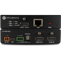 Atlona® AT-HDR-M2C 4K HDR Multi-Channel Digital to Two Channel Audio Decoder - Black