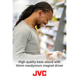 JVC HA-A8TR In-Ear True Wireless Bluetooth Earbuds with Charging Case (Red) - rear view | Silarius