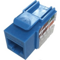 W Box Technologies 0E-C5KEYBL10 CAT5E KEYSTON VRT 8P8C BL/10PK