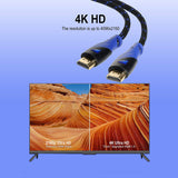 Silarius HDMI Cable 15 Feet Ultra HDMI 2.0V Support 4K 2160P - angle view | Silarius