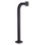 Pedestal Pro 42-9C-BLK 42" Black Wrinkle Gooseneck Pedestal