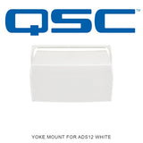 QSC Steel Yoke Mount for AD-S12 Loudspeaker (White) ADYMS12WH