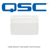 QSC Yoke Mount for AD-S8T AcousticDesign Series Loudspeaker (White) ADYMS8WH