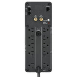 APC® Back-UPS PRO Tower BN1500M2 Premium Battery Backup & Surge Protector w/ 10 Outlets (6 Battery/4 Surge), 2 USB Ports, AVR & LCD Interface (1500VA | Black)