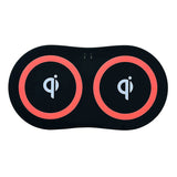 Azpen C200 DualPower Fast Qi Wireless Charging Pad, 10 Watts (Black)