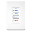 RTI RK1-4 4 Button Lighted In-wall Universal System Controller- white