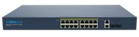 Silarius SIL-A16POE1G150 20-Port Gigabit PoE+ Network Switch 150W for IP Security Cameras