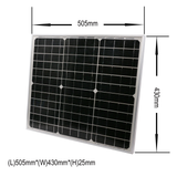 Silarius SIL-SOLARB5MP4G60W40AH Bullet 5MP 4G Solar Camera 60W 40AH Panel - detail view | Silarius