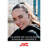 JVC HA-A8TR In-Ear True Wireless Bluetooth Earbuds with Charging Case (Red) - detail view | Silarius