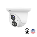 Uniview IPC3615LB-AF28K-DL 5MP Dual-Light Fixed Turret Camera w/ Mic, White