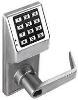 Napco DL2700WPIC US26D Trilogy Grade 1 Weatherproof Pushbutton Cylindrical Lock, Satin Chrome