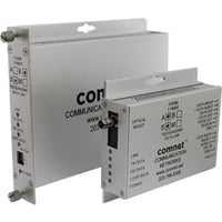 ComNet FDX60M1BM Small Size RS232/422/485 2W and 4W Bi-directional Universal Data Transceiver, mm, Fiber