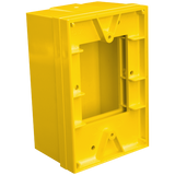 STI KIT-71102A-Y Extended Depth Surface Mount Kit for Stopper Station Button Type 0, 1, 3 and 4, Yellow