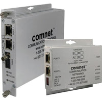 ComNet CNFE2003M2POE/M 2TX to 1FX 100MB Media Converter, Multimode, SC Connector, 2-Fiber, PoE
