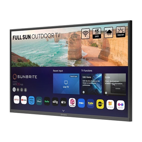 SunBrite SB-FS-55-BL 55" Solis 4K Full-Sun Outdoor Smart TV