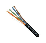 Vertical Cable 066-990/P/BK CAT6 UTP 550MHz Plenum Cable - 1000ft (Black)