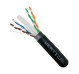 Vertical Cable 069-557/US/CMXT CAT6 UTP Outdoor Waterproof Cable, Direct Burial (Dual Jacket) - 1000ft (Black)
