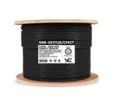 Vertical Cable 069-557/US/CMXT CAT6 UTP Outdoor Waterproof Cable, Direct Burial (Dual Jacket) - 1000ft (Black)