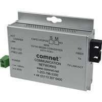 ComNet CNFE1002APOEM/M Industrially Hardened 100Mbps Media Converter with 48V PoE, Mini, "A" Unit