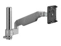 Humanscale X2NM0NDSDTB12 M/Flex for M2.1 Monitor Arm, No Mount, 12 Post, Dynamic Arm, Silver with Gray Trim