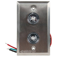 Dortronics 7201xL2-HWR High Intensity Water Proof LEDs on 1-Gang Stainless-Steel Plate