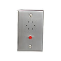 Dortronics 7286-PT5 Series Local Door Prop Alarm Module, 95dB, Stainless Steel