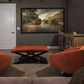 Draper 252137 119" Clarion with Veltex Fixed Projection Screen, HDTV, Matte White