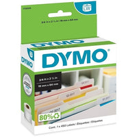 DYMO 1738595 File Label Rolls, 10 Rolls - DYMO