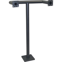 Pach and Co UPM5 Dual Arm Side-by-Side Pedestal Mounting Post, 42"H with 8" Mounting Base