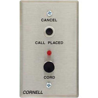 Cornell B-111 Bedside Station with Single Jack, Call Placed Light and Cancel Button