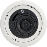 AtlasIED FAP42TC 4" Shallow Mount Coaxial In-Ceiling Speaker with 16W 70V, 100V Transformer