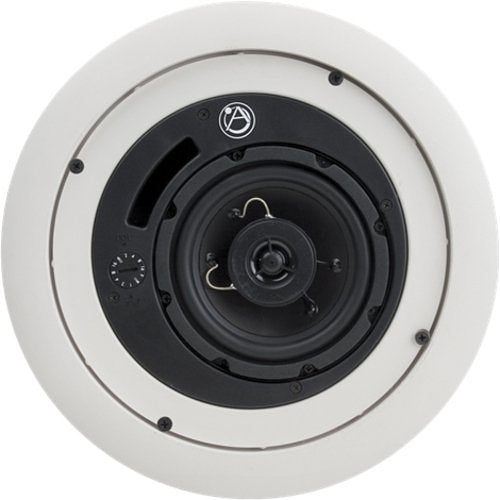 AtlasIED FAP42TC 4" Shallow Mount Coaxial In-Ceiling Speaker with 16W 70V, 100V Transformer