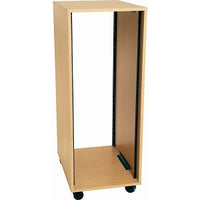 Middle Atlantic MBRK28-22 MBRK Series Maple Laminate Rack, 22" Deep, 50.6" Height, 28 RU