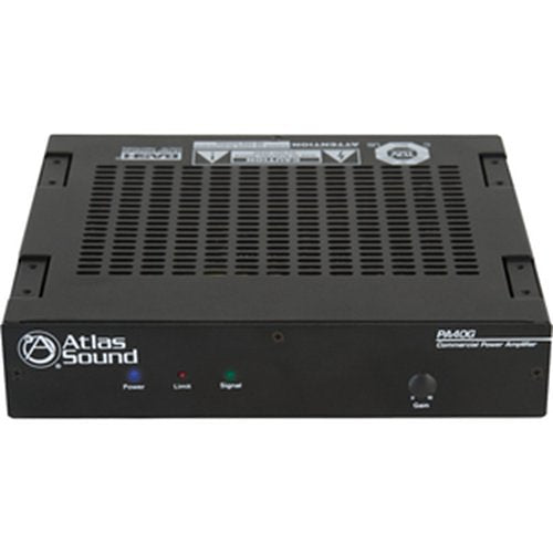 AtlasIED PA40G Single Channel, 40W Power Amplifier with Global Power Supply