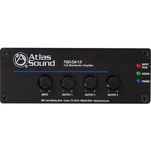 AtlasIED TSD-DA13 1x3 Distribution Amplifier