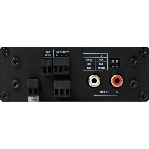 AtlasIED TSD-RL21 2-Channel Mic/Line Mixer, Remote Level Control, I/O Connectors