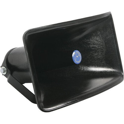 AtlasIED CJ-46 Wide Dispersion Reflex Sound Horn, Outdoor/ Indoor Applications, Black