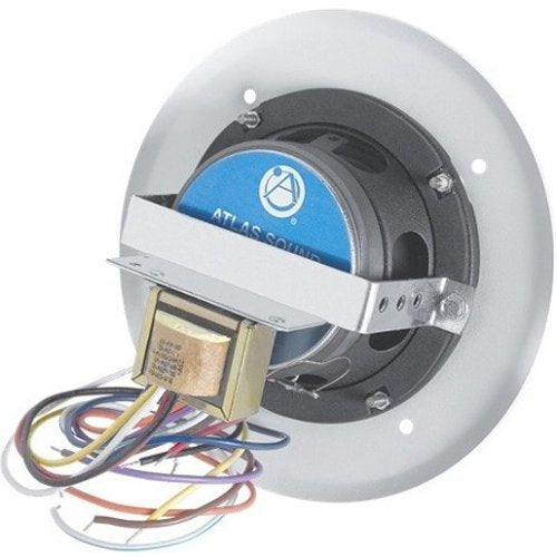 AtlasIED B51-4 In-Ceiling Speaker with 4W 25V/70V Transformer and 51-4 Baffle