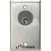 DynaLock 7025-LED 7025 7000 Series Key Switch, Momentary/Maintained, Each DPDT