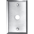Edwards Signaling 147-1 Push Button Plate, 1-Gang, for Mounting 620 and 690 Series 5/8" (16mm) Buttons, Stainless Steel