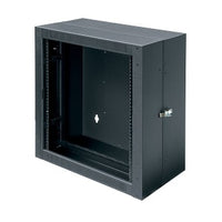 Middle Atlantic SWR-16-12 SW Series Shallow Wall Rack, 12" Deep, 16 RU, Black